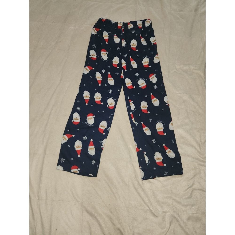 Old Navy Kids Christmas Pajama Pants Unisex Size M (8) Santa Claus Jammies